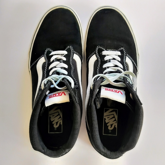 Vans Off The Wall 721454 Sk8 Hi Suede High Top Black Shoes Men's US 8 - Picture 11 of 12